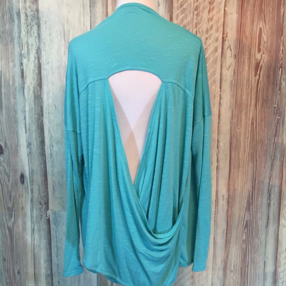 Nordstrom Zella Aqua Cool Down Wrap sz S - Picture 2 of 4